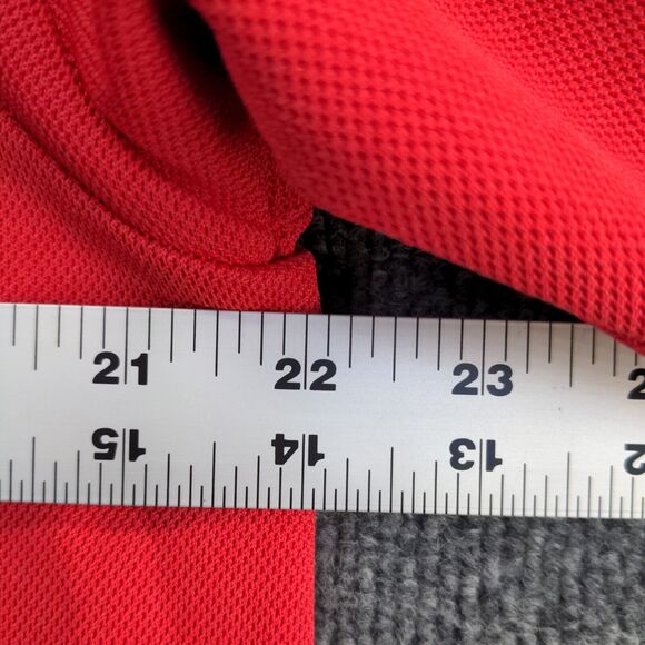 BRG Golf Men's Target Chip Ganassi Racing Polo Shirt Red Large Dry Tech - Picture 16 of 16